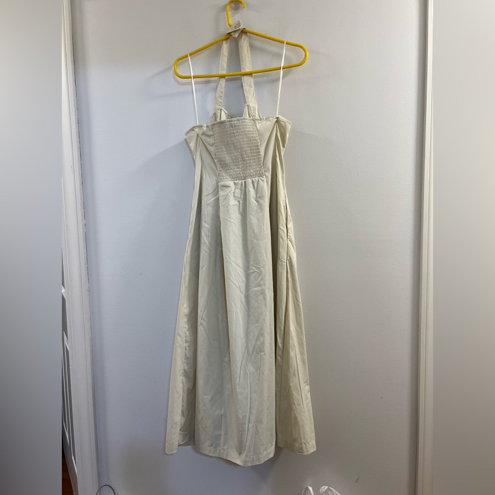 12. A New Day - Women's Midi Halter Dress - A New Day Cream - Picture 13 of 16